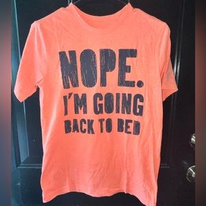 GUC Children’s Place Boy’s “Nope. I’m Going Back To Bed” Tee - XL/14